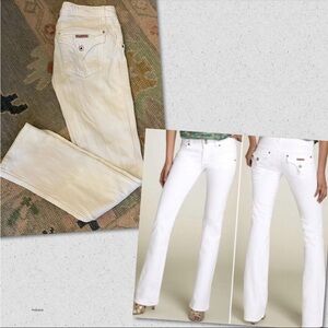 Hudson white jeans